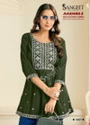 Aashini 2 By Sangeet Rayon Embroidery Ladies Top Exporters In India
